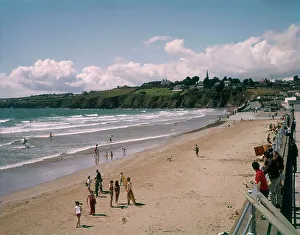 The Beach, Tramore, County Waterford, Republic of Ireland - original photography (4/4). Date: circa 1960s