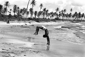 Enthusiasm Prints: Beach tumbler, West Indies