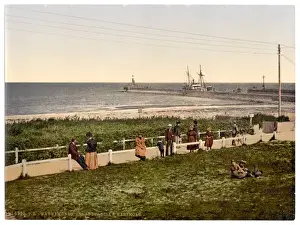 Rostock Prints: The beach, Warnemunde, Rostock, Mecklenburg-Schwerin, German
