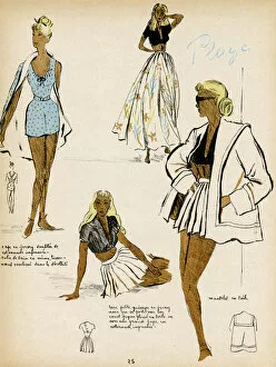Images Dated 25th February 2016: Beach Wear 1940s