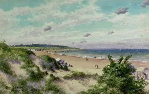 Norfolk Prints: Beach at Wells-next-the-Sea, Norfolk