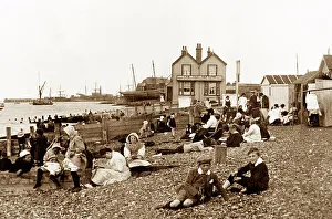 Whitstable Prints: The Beach, Whitstable early 1900's