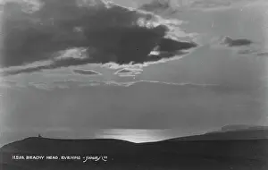 Moody Prints: Beachy Head at Evening