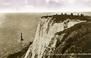Beachy Prints: Beachy Head and Lighthouse, Eastbourne, East Sussex