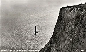 Beachy Prints: Beachy Head and Lighthouse, Eastbourne, Sussex