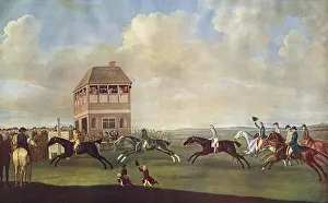 Beacon Prints: Beacon Course at Newmarket with headless rider