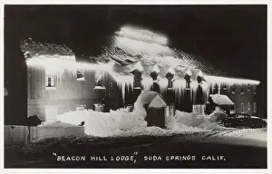 Beacon Prints: Beacon Hill Lodge, Soda Springs, Nevada Co, California, USA