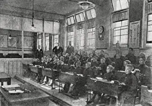 Beacon Prints: Beacon Truant Industrial School, Lichfield - Classroom