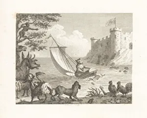 Laughter Prints: The Bear in a Boat