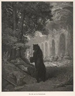 Fable Prints: Bear & Gardener Fable