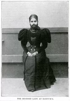 Oddities Gallery: The bearded lady: Miss Annie Jones 1898