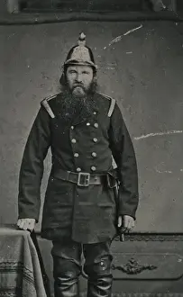 Distinctive Prints: Bearded man in Military Uniform