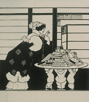 Writting Gallery: BEARDSLEY, Aubrey Vincent (1872-1898). Design for