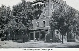 Beardsley Prints: The Beardsley Hotel, Champagne, Illinois, USA