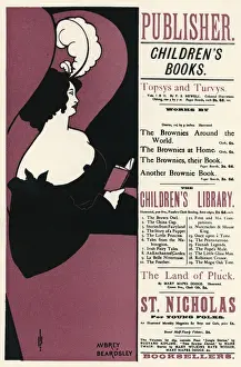 Beardsley Prints: Beardsley Woman Reading