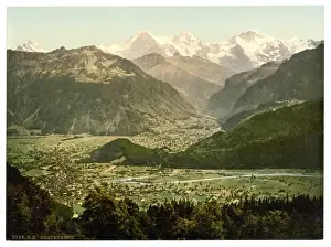 Oberland Prints: Beatenburg (i. e. Beatenberg), from Amisbuhl, Bernese Oberla