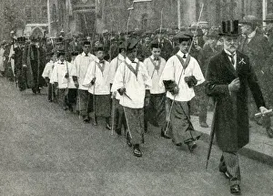 Beating the bounds of the parish, St Clement Danes, London