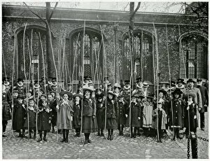 Beating the bounds of the Tower of London 1906