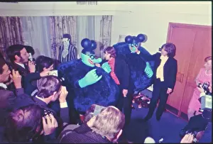 The Beatles at PR launch of Yellow Submarine