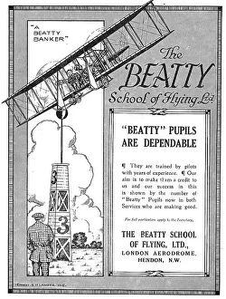 Beatty Prints: The Beatty School Of Flying Hendon