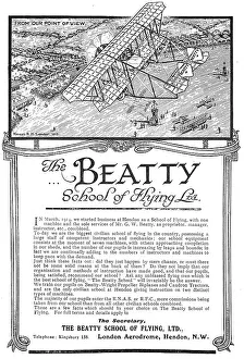 Beatty Prints: The Beatty School Of Flying Hendon