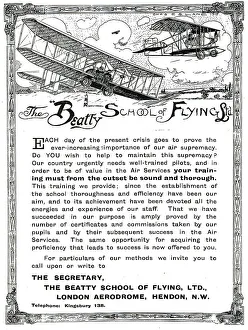 The Beatty School Of Flying Hendon