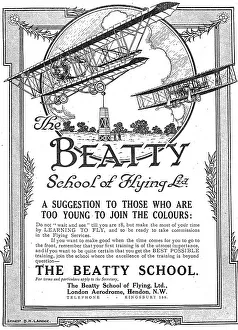 Beatty Prints: The Beatty School Of Flying Hendon