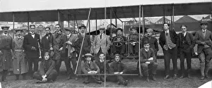 Hendon Prints: Beatty-Wright School of Flying Hendon group photograph