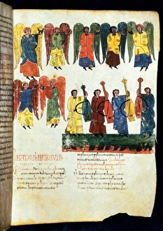 Beatus aemilianensis, 10th c.. The seven plagues Beatus aemilianensis, 10th c.. The seven plagues