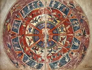 Heaven Gallery: Beatus of Girona. 976. Depiction of the Heaven described