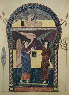 Tabara Gallery: Beatus of Girona, 976. The Evangelist Luke