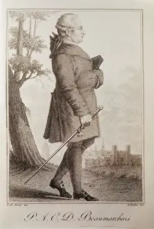 Beaumarchais Prints: Beaumarchais, Pierre-Augustin Caron de (1732-1799)