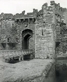 Gatehouse Prints: Beaumaris Castle Gatehouse, North Wales