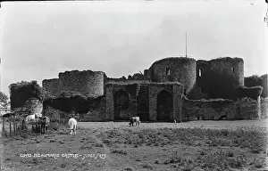 Overcast Prints: Beaumaris Castle Ruins