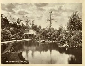 Beaumont Prints: Beaumont Park Lake, Huddersfield, Yorkshire
