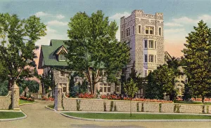 Minnesota Prints: Beautiful home, Rochester, Minnesota, USA Date: 1934