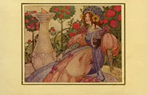 Beautiful medaeval lady