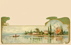 Cypress Prints: Beautiful villa setting on an island in the Venice Lagoon