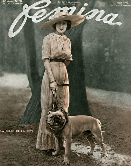 Images Dated 8th April 2016: Beauty and the Beast 1912