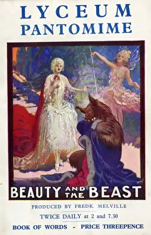 Melville Prints: Beauty and the Beast, Lyceum Pantomime