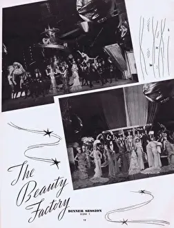 Fischer Prints: Beauty Factory scene from Plaisirs de Paris