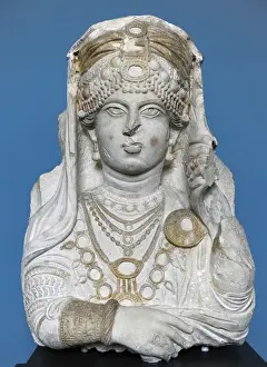 Jewelry Prints: The Beauty of Palmyra. C. 190-210 A. C. Limestone. Carlsberg
