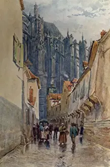 Ends Prints: Beauvais, East end of the cathedral, 1247, France