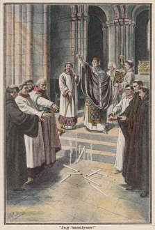 Becket Gallery: Becket Defies Henry II