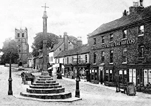 Bedale Market Cross, early 1900s