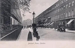Railings Prints: Bedford Place, London