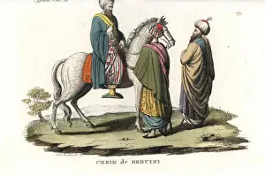 Sheik Prints: Bedouin arab sheiks of Egypt, 1820s