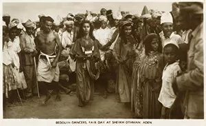 Images Dated 27th October 2016: Bedouin dancers on Fair Day, Sheikh Othman, Aden
