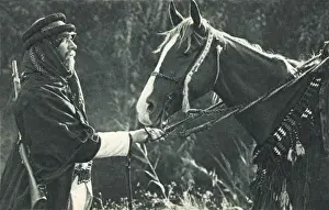 Bullet Prints: A Bedouin Guard with his trusty steed