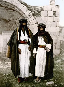 Ethnicity Prints: Two Bedouin men from Siloam, Silwan, Palerstine